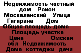 Недвижимость частный дом › Район ­ Москаленский › Улица ­ Гагарина 15 › Дом ­ 2 › Общая площадь дома ­ 45 › Площадь участка ­ 15 › Цена ­ 550 000 - Омская обл. Недвижимость » Дома, коттеджи, дачи продажа   